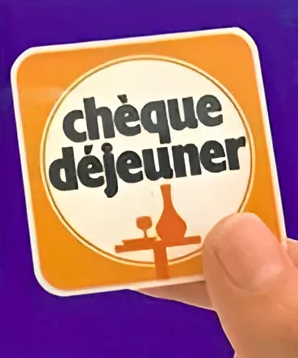 Antiguo cheque gourmet